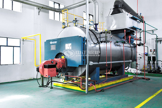 8噸WNS冷凝式燃氣蒸汽鍋爐項目